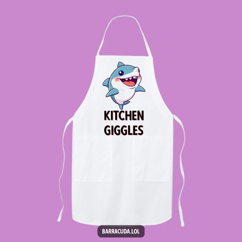 Funny Apron Barracuda Silent Giggle Kitchen Fun