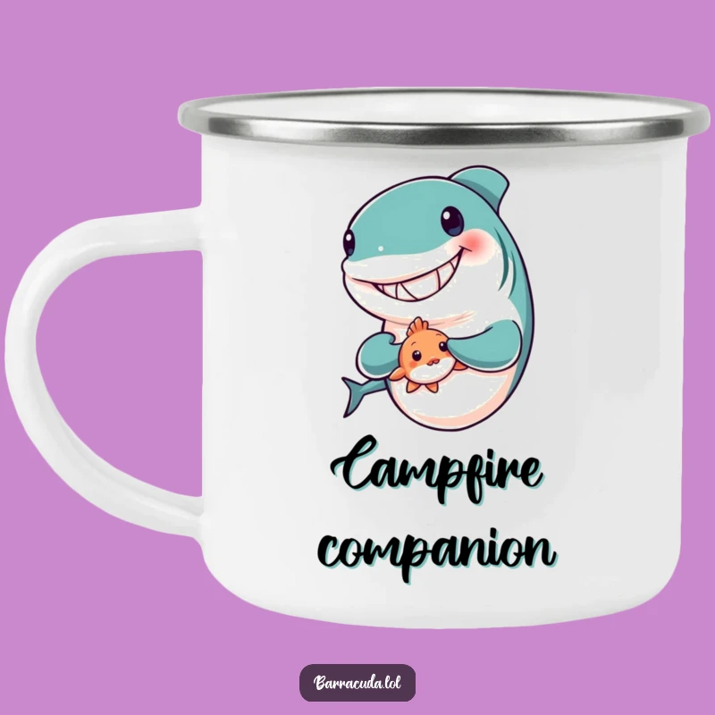 Funny Barracuda Friend Camping Mug - Outdoor Friendship Humor Gift