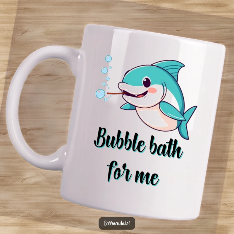 Funny barracuda mug artfully blowing a stream of playful water bubbles, looking amused and mischievous underwater.