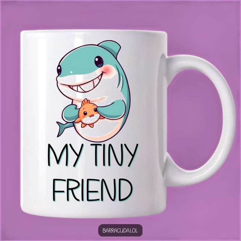 Funny Barracuda Friend Mug - Adorable Fish Companion Humor Gift