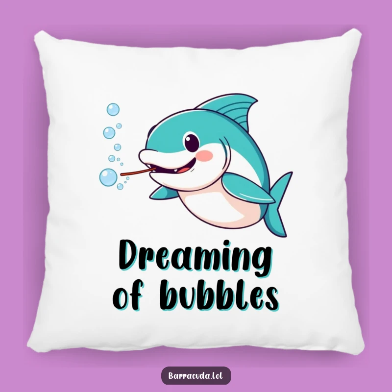 Soft Funny Barracuda Bubble Pillow - Cuddle Up with Laughter!