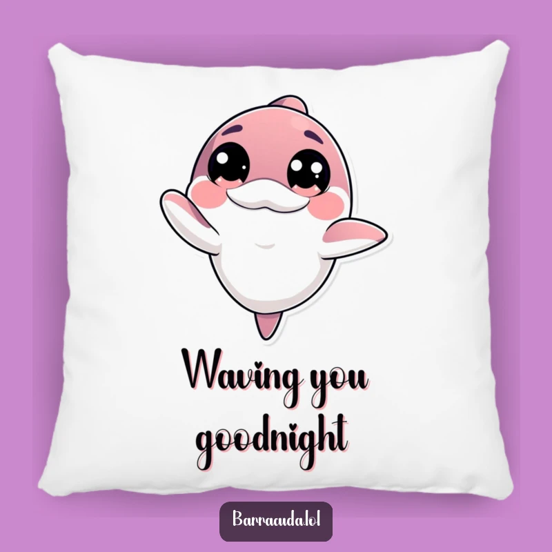 Funny Kawaii Barracuda Pillow: Soft Waves of Comfort!