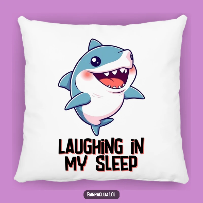 Funny Pillow Barracuda Silent Giggle Decor