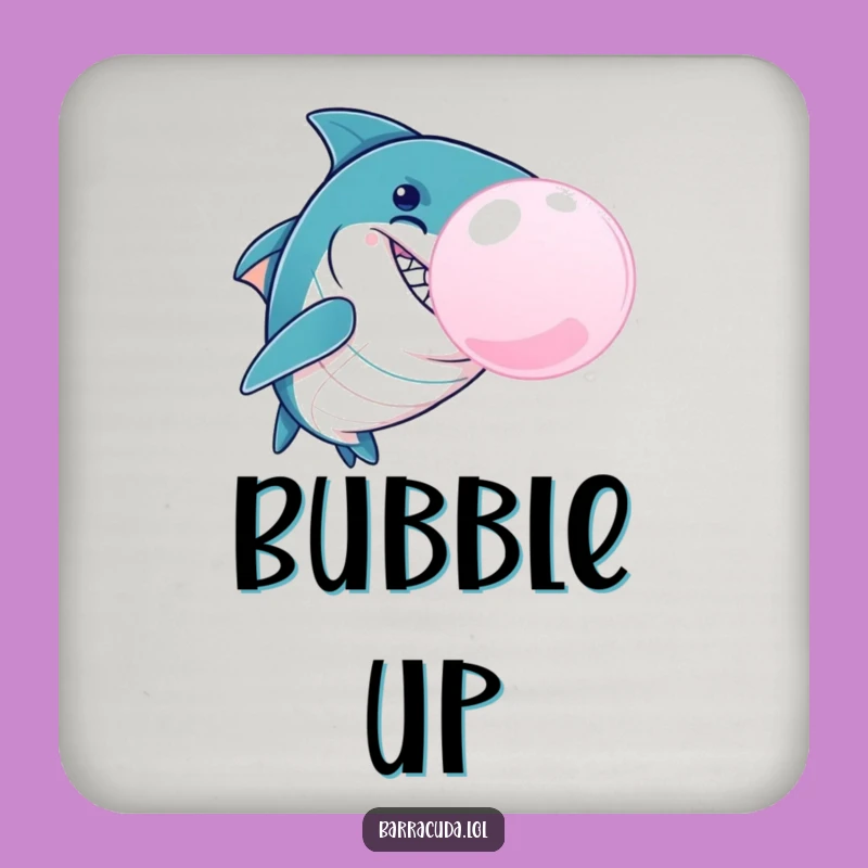 Funny Barracuda Bubble Coaster - Mischievous Grin Aquatic Protection