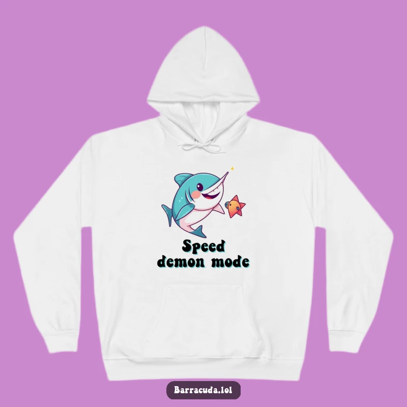 Cozy Funny Kawaii Barracuda Hoodie: Chasing Laughs in Style