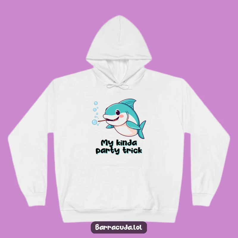 Cozy Funny Barracuda Bubble Hoodie - Warm Your Soul with Laughter!