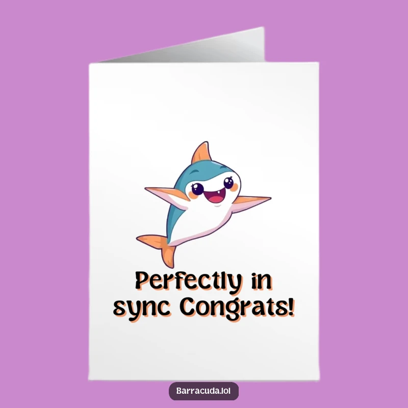 Free Printable Congrats Card: Flair Barracuda for a Showstopping Downloadable Gift