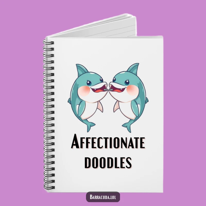Funny Kawaii Barracuda Notebook: Jot Down Sweet Notes!